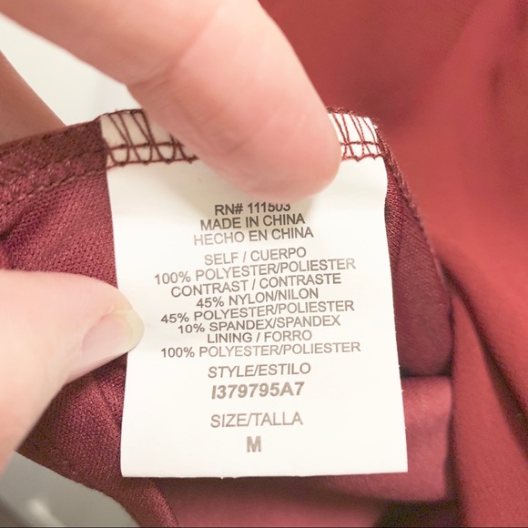 Alya Red A-line Dress with Lace Bodice - Picture 3 of 6